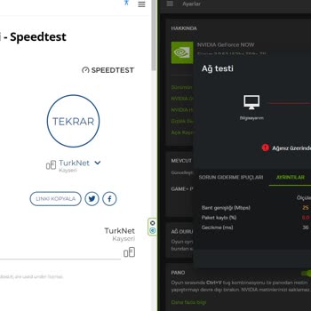 Geforce Now Oyunlarda Donma, Atma Sorunu, İnternet Hız Hatası