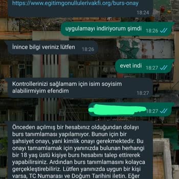 Eğitim Gönüllüleri Vakfı (Burs Başvuru) Sahte Eğitim Vakfı Tarafından Kişisel Bilgilerimin İstismarı