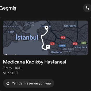 Uber 170 Liralık Yolculuk İçin Hesabımdan 1770 Lira Çekti