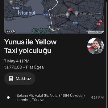 Uber 170 Liralık Yolculuk İçin Hesabımdan 1770 Lira Çekti