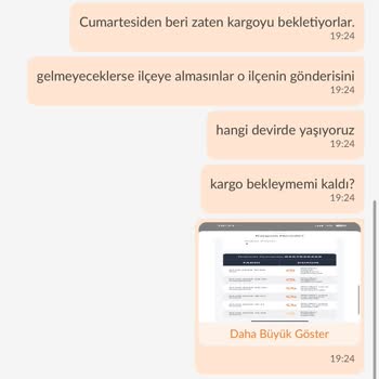 Trendyol Uygulamasından Alınan Ürünlerin Zamanında Teslim Edilmemesi.
