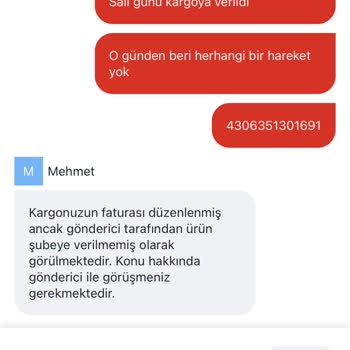 Trendyol Ve Aras Kargo Ürünü Teslim Edilmemesi