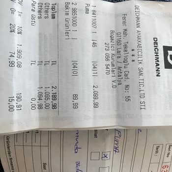 Deichmann Ayıplı Ürünü Garantiye Kabul Etmiyor