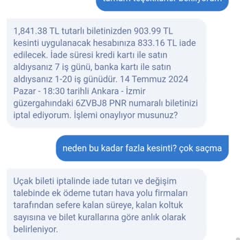 Pegasus Uçak Bileti İadesi