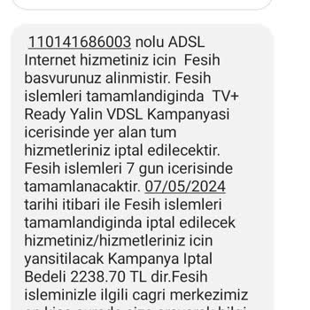 Superonline Aboneliğimin Kanuna Ters Şekilde Yapılması Cayma Bedeli