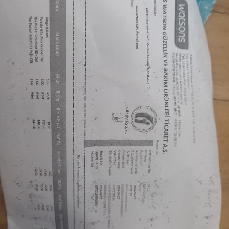 Watsons Müşteri Hizmetleri Ulaşılamıyor