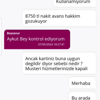 QNB Finansbank Kurumunun Haksız Yere Nakit Avans Kullanımı Engellemesi