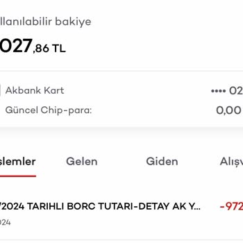 Akbank Hesabımdan Bilgim Ve Onayım Olmadan Borç Adı Altında Para Alınmış