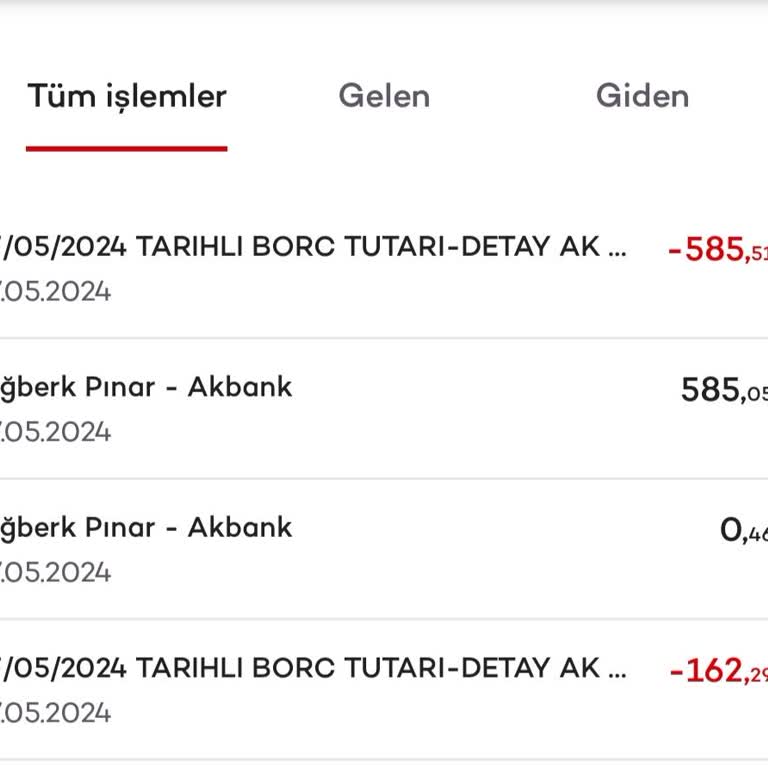Akbank - Ak Yatırım Hesabımdan İzinsiz Para Çekti