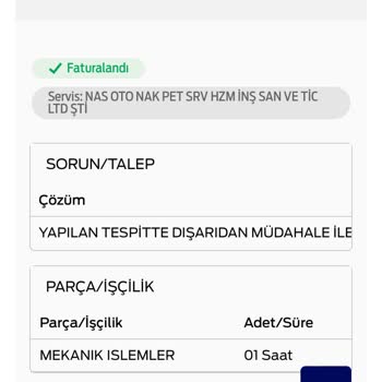 Ford Servis Mağduriyeti Ve Garanti Kapsamı Sorunu
