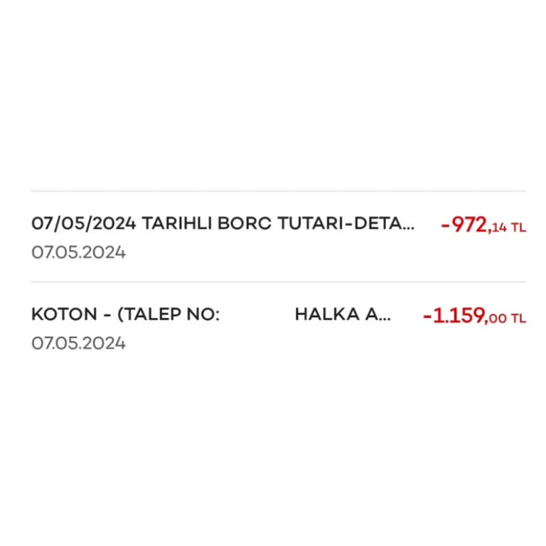 Akbank Lila Koton Halk Arzlarının Ücretini Tekrar Hesabımdan Çekti