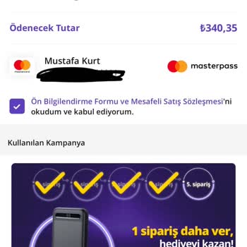 Getirden Kötü Deneyim
