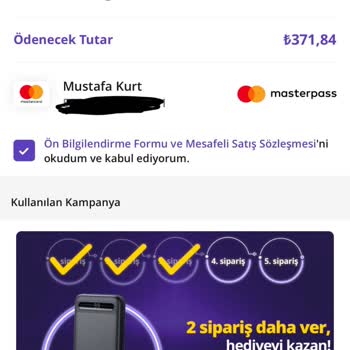 Getirden Kötü Deneyim