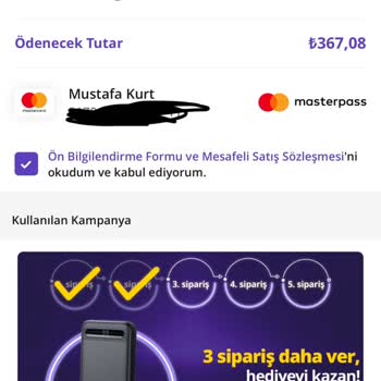 Getirden Kötü Deneyim