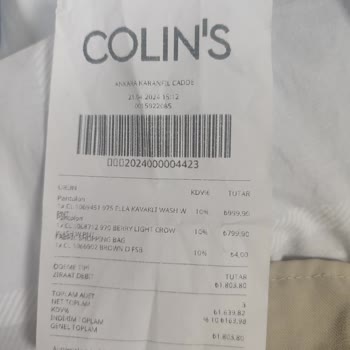 Colin's Tüylenen Pantolon