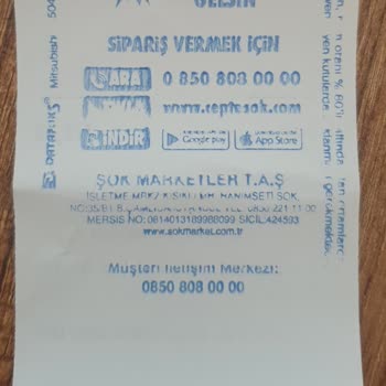Şok Market Turgutreis Amiral Şube