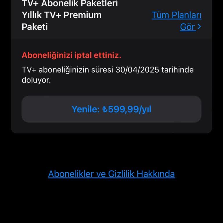 Turkcell TV+ İptal İşlemi Sorunu