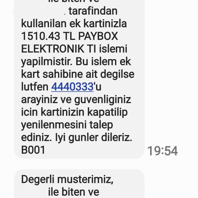 Garanti Bankası Habersiz İşlem