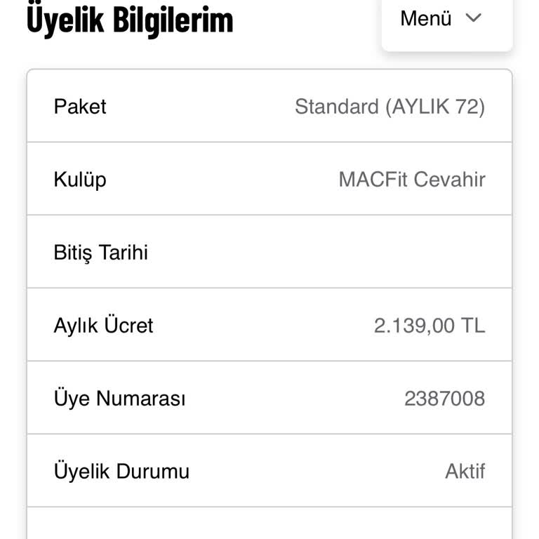 MACFit (İstanbul Avrupa) Spor Salonu Üyelik İptali Ve Para İadesi Süreci