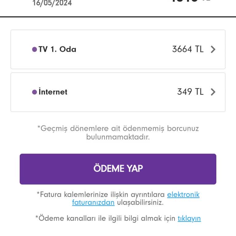 Digiturk'ün 4000 TL Lik Bilgilendirmeden Düzenlediği Fatura
