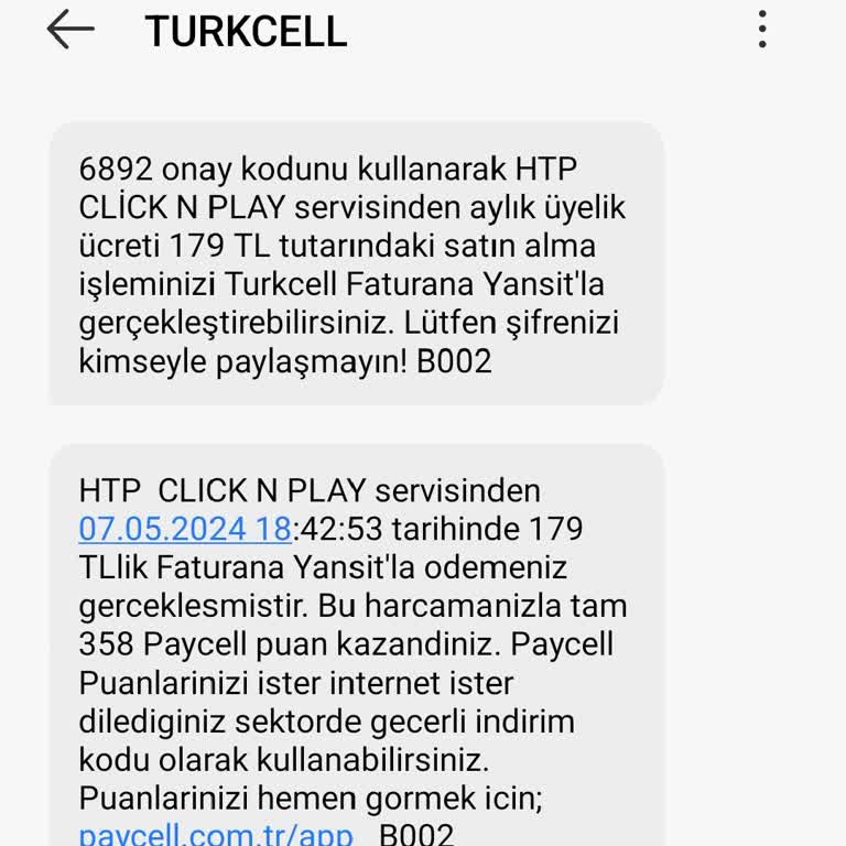 Turkcell Faturasına Yansıtılan Click N Play Ücreti İade Etmiyor