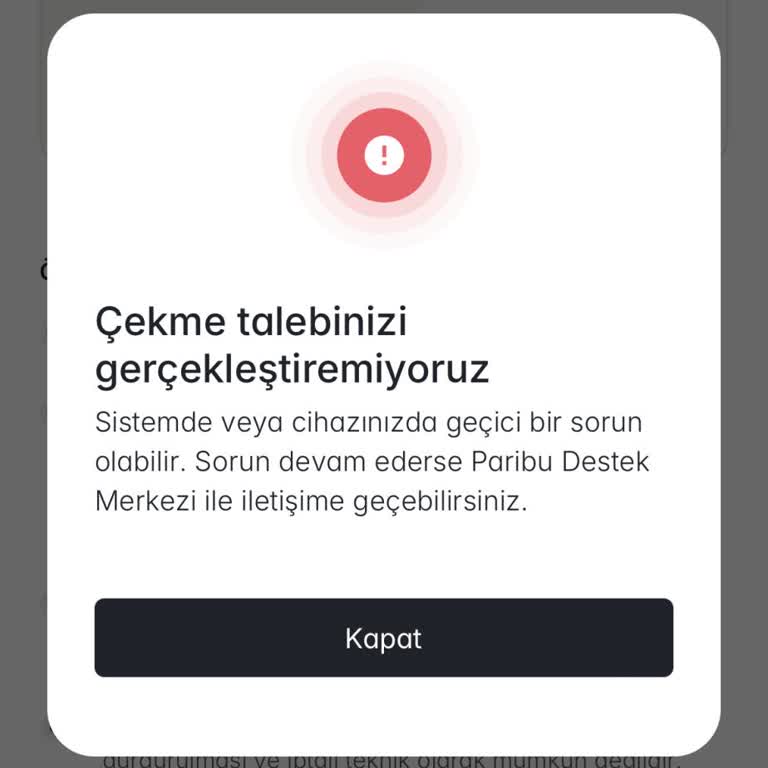 Paribu Paraya Çöküyor. Para Transferini Kapatıyor.