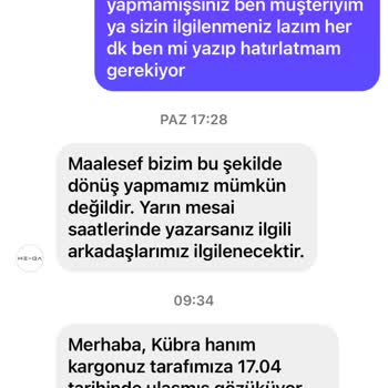 HE-QA by Esra Keskin Demir Tadilatta Ki Ürün Hakkında Bir Bilgi Yok