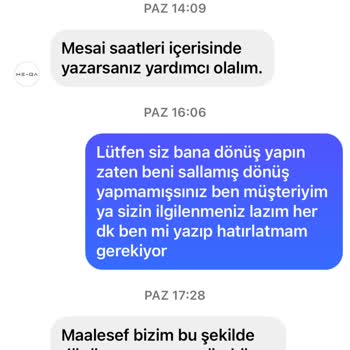 HE-QA by Esra Keskin Demir Tadilatta Ki Ürün Hakkında Bir Bilgi Yok