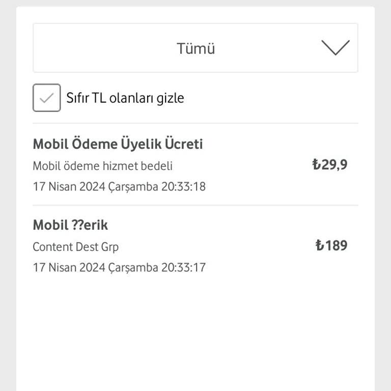 Vodafone Fatura Şikayetim Var