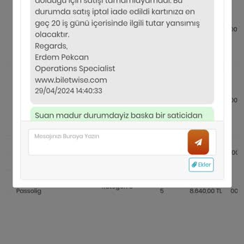 Biletwise Bilet Transferi Karmaşası Ve İptal Sorunu