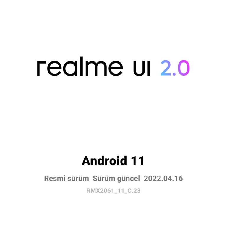 Telefon Güncelleme Realme6 Pro