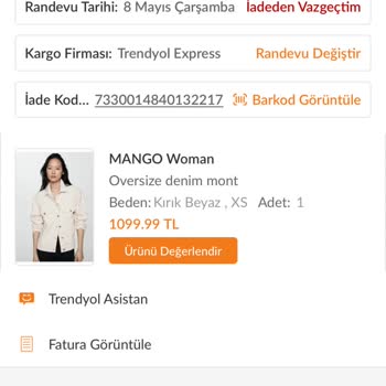 Trendyol Ücret İadesi Ve Kaybolan Ürün