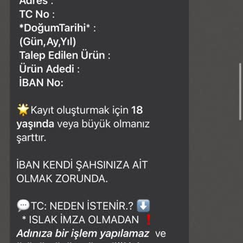 Space Paketleme Bilgilerimi Kötüye Kullanma İhtimaline Karşı