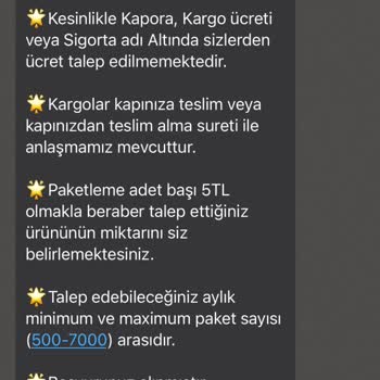 Space Paketleme Bilgilerimi Kötüye Kullanma İhtimaline Karşı