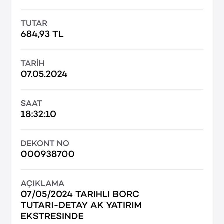 Ak Yatırım Para Geri İadesi