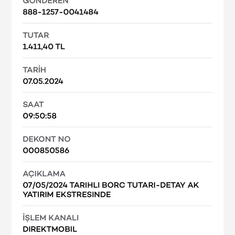 Akbank Borç Tutarı Adı Altında Hesabımdan Para Çekti