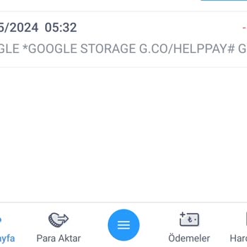 Helppay Google Storage G.co Adıyla Para Kesintisi