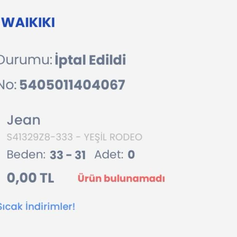 LCW Stok Bilgisi Vermiyor Ve Mağdur Ediyor!