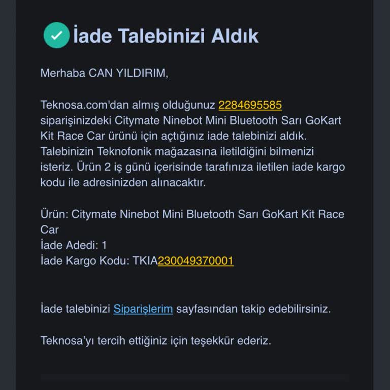 Teknosa Ürünümü Aldı Paramı Da Vermedi Ürünü De