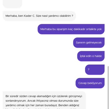 GetirSu Getir Çağrı Temsilcisi Sorunu