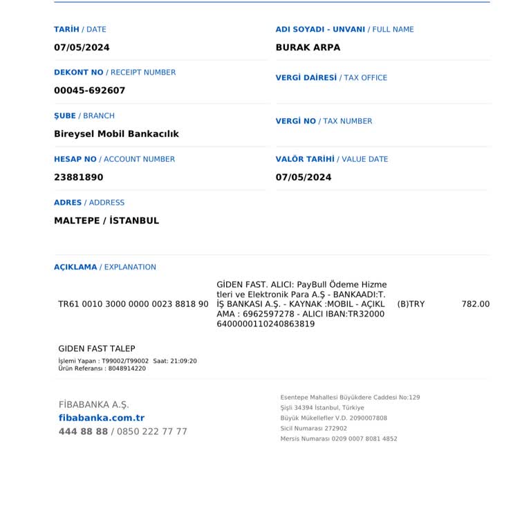 PayPay Para Hesabıma Geçmedi