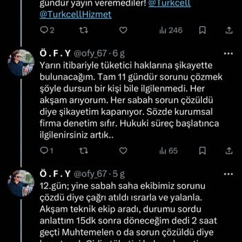 17 Gündür TV+ Yayın Vermiyor Turkcell Konuyla İlgilenmiyor Çözen Yok