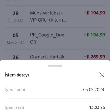 Vodafone Pay İademi Hesabıma Yatırmıyor Müşteri Hizmetleri Dönmüyor