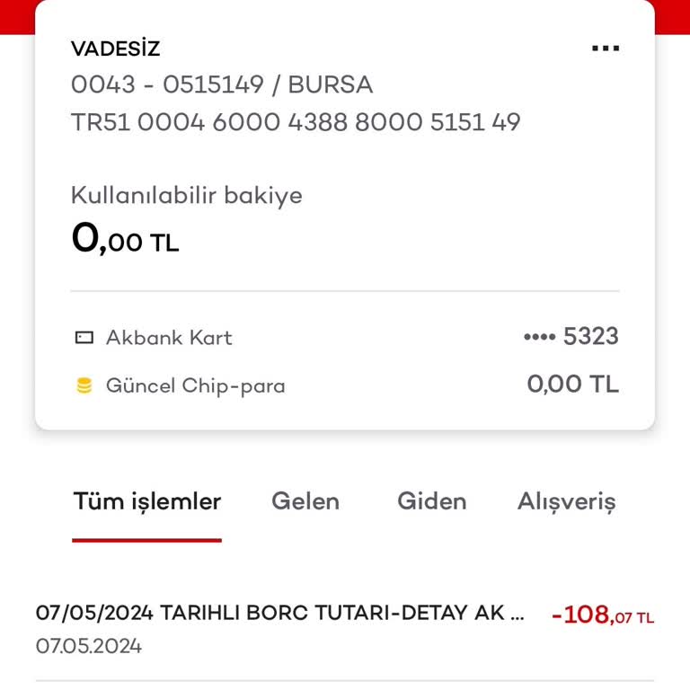 Akbank Hisse Aldım Hesabımdaki Bütün Parayı Borç Olarak Kesmiş