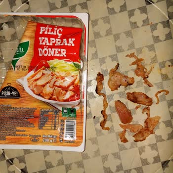 BİM Bgrill Çok Fazla Tavuk Derisi Var Ve Pişmemiş