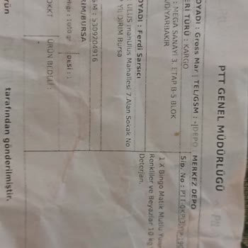 PTT Kargo İade Kargomu Ulaştırmıyor.