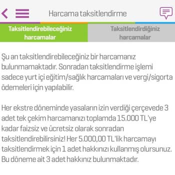 Enpara Kredi Kartı Taksitlendirememe