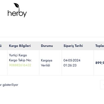 Herby Bir Siparişten İki Ödeme Alındı