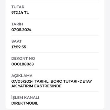 Ak Yatırım Akbank Yatırım Hesabı Şikayeti