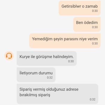 Trendyol GO Kurye Ve Canlı Destek